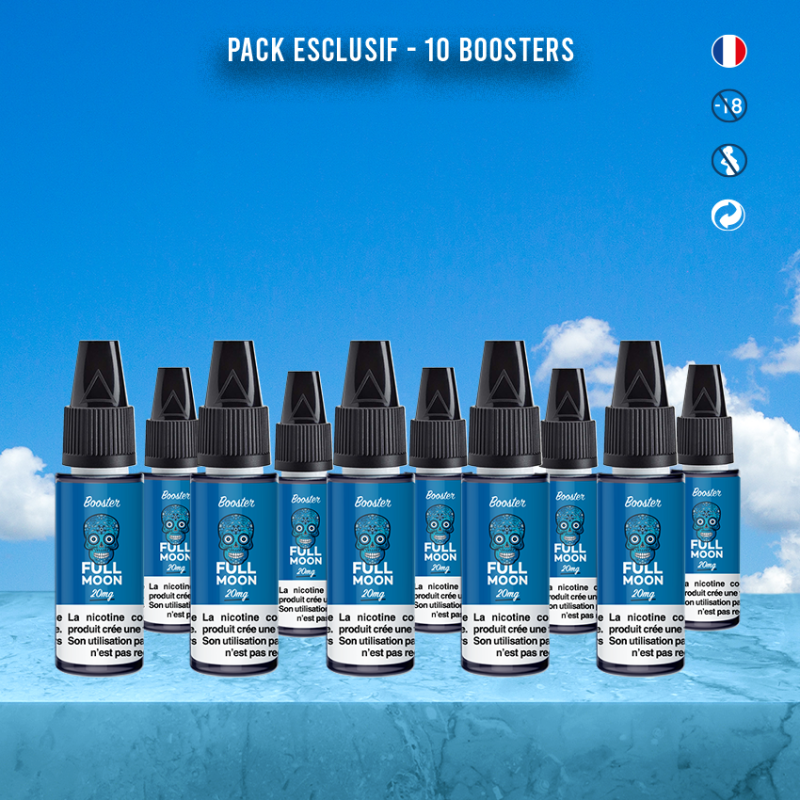Pack 10 50/50 Boosters, Booster nicotine
